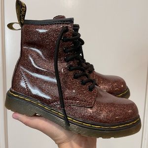Toddler Dr Martens Glitter boots
